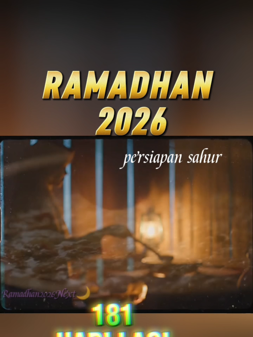 RAMADHAN 2026 .. Rutin sepanjang Ramadhan.  Moga dipermudahkan dipertemukan kita.insyaAllah #Ramadan #KenanganRamadhan #Ramadhan2026 #Akandatang #Puasa2026 