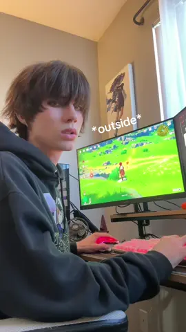 I see grass but I can’t touch it #GenshinImpact #nodkrai 