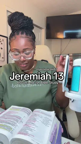 Join me for a 60-secondish Bible study as we walk through the book of ✨JEREMIAH✨ — chapter by chapter! 📖 This book is not light reading—it’s raw, emotional, and filled with moments of calling, courage, judgment, and hope. 🔥💔 Jeremiah was young, reluctant, and often heartbroken… but God put His words in his mouth and sent him anyway. If you’ve ever felt unqualified, overlooked, or unsure about your purpose—this one’s for you. Full breakdown of this chapter on YT: @Jazzienicole87 Let’s wrestle with God’s truth, calling, and faithfulness—together. 🙌🏾 #JeremiahBibleStudy #BibleStudyWithMe #ChristianTikTok  #PropheticVoice #DailyBibleStudy   