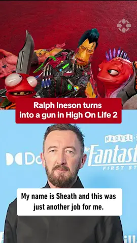 Galactus himself Ralph Ineson voices a hitman that you turn into a gun in High on Life 2! #gamescom2025 #gamescom #highonlife2 #highonlife #ralphineson #voice #voiceover #voiceacting #voiceactor #cutscene #weapon #item #gun #videogame #ign #gaming