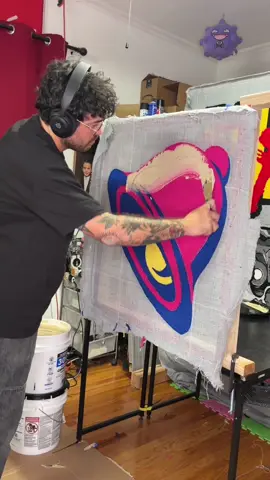 Taco Bell rug🔔 26”x33” w/non slip, signed✍️ Just trying to use my free will for good. I love T-Bell and I love making rugs. Obviously this was bound to happen at some point... I’m trying to make a batch of smaller/more affordable rugs for the next drop. Available soon info tba  Thanks for looking #tuft #rug #rugmaking #tacobell