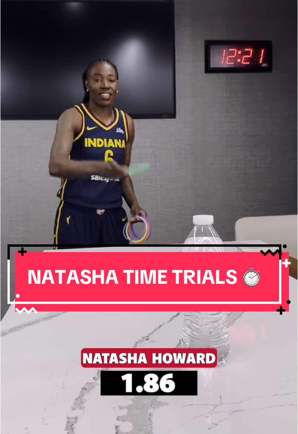 Replying to @Indiana Fever @T.Howard6 takes on the Fever Time Trials ⏱️ #indianafever #WNBA #timetrial #race #obstaclecourse 
