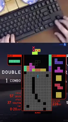 From Defeat to DOMINATION #fyp #foryou #games #esports #tetris #tetristok #moderntetris #twitchclips #streamer #tetrio