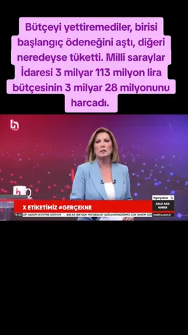 Bütçeyi yettiremediler, birisi başlangıç ödeneğini aştı, diğeri neredeyse tüketti. Milli saraylar İdaresi 3 milyar 113 milyon lira bütçesinin 3 milyar 28 milyonunu harcadı. #keşfet  #kamu  #milli #keşfetteyizzz #öneçıkar 