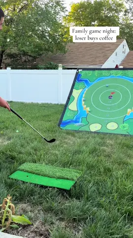 🤞🏼😶 #golf #golftok #familygames #outdoorgames #family 