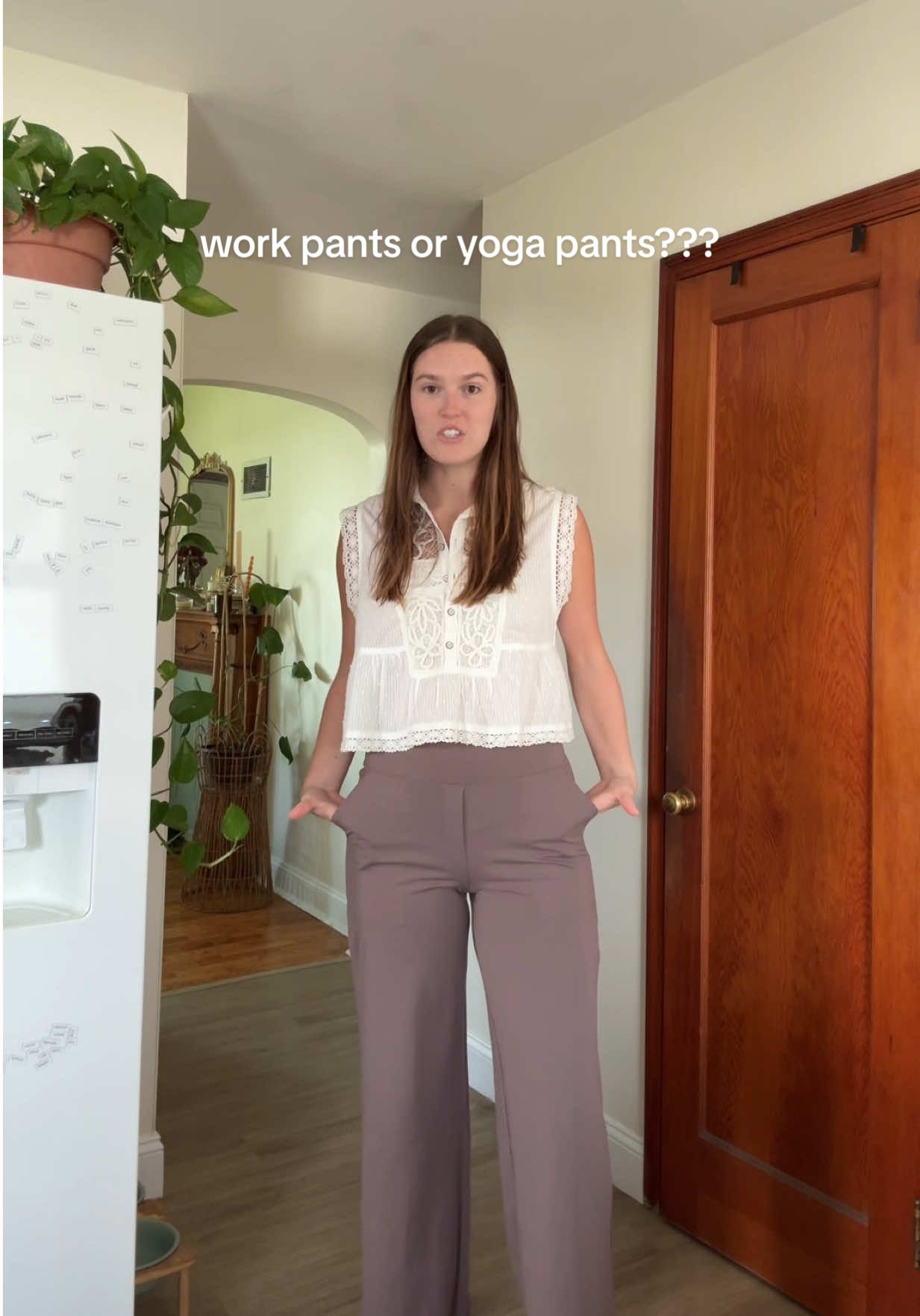 genuinely will just wear these around the house they’re so comfy  #workfits #workpants #g4free #yogapants #workoutfit @G4Free Store 