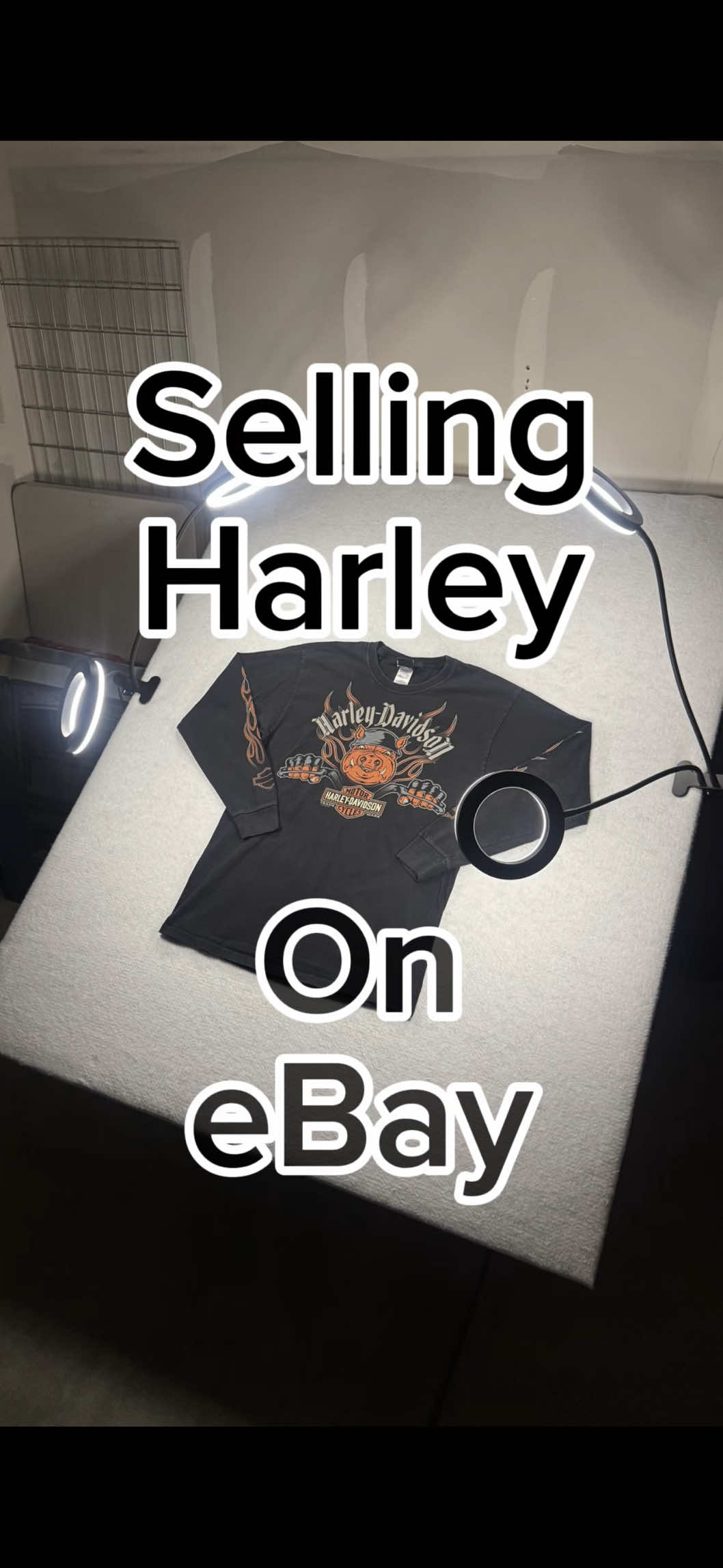 I buy clothing from thrift stores to resell on eBay. The other day I found this Men’s Harley Davidson Graphic Print Shirt at a thrift store for $3.99.  I should be able to sell this shirt for $30 plus shipping on eBay.  Let me show you how I will photograph, measure, and store this awesome shirt in my eBay store!  When you have clothing with a lot of graphics or features, you want to make sure you photo all of them. This will help the buyer understand exactly what they are buying and a lot of times help the item to sell.  If you’re interested in more reselling content, make sure you give me a follow!  #howtoresell #reseller #resellingtips #makemoneyfromhome #resellertips 
