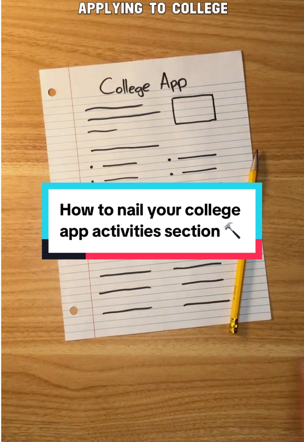 🔨 (college essay help in bio!) #highschool #senior #collegeapps 