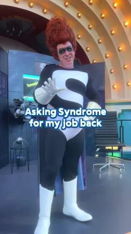 Asking Syndrome for my job back…it went as well as you’d imagine 😅 Oogie Boogie Bash 2025 is the year of Syndrome! He is the greatest super hero of all time and I’m so glad Disney brought him in this year! He really stepped right out of the movie! His voice, mannerisms and charisma is perfect! He is my new favorite addition to the Oogie Boogie Bash line up! This is one of many encounters. More coming soon! #oogieboogiebash #syndrome #theincredibles #californiaadventure #oogieboogiebash2025 