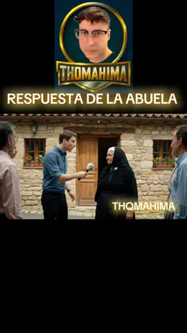 Abuela responde con broma humorística a joven periodista novato, que queda perplejo por la respuesta de la abuela.  #humor #inteligenciaartificial #veo3 