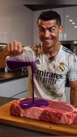 RONALDO BECOMES THE DINOSAUR?!? T REX ON THE LOOSE!   #ronaldo #dinosaur #ai #tiktok #trending 