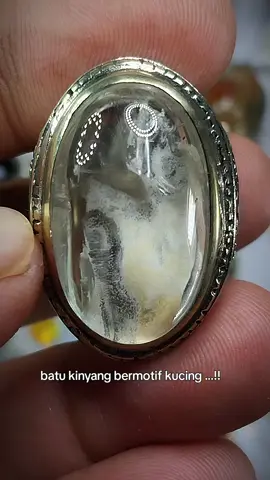 batu kinyang kristal bermotif kucing#original #natural #alam #semuaorang #menyalaabangkuh🔥 