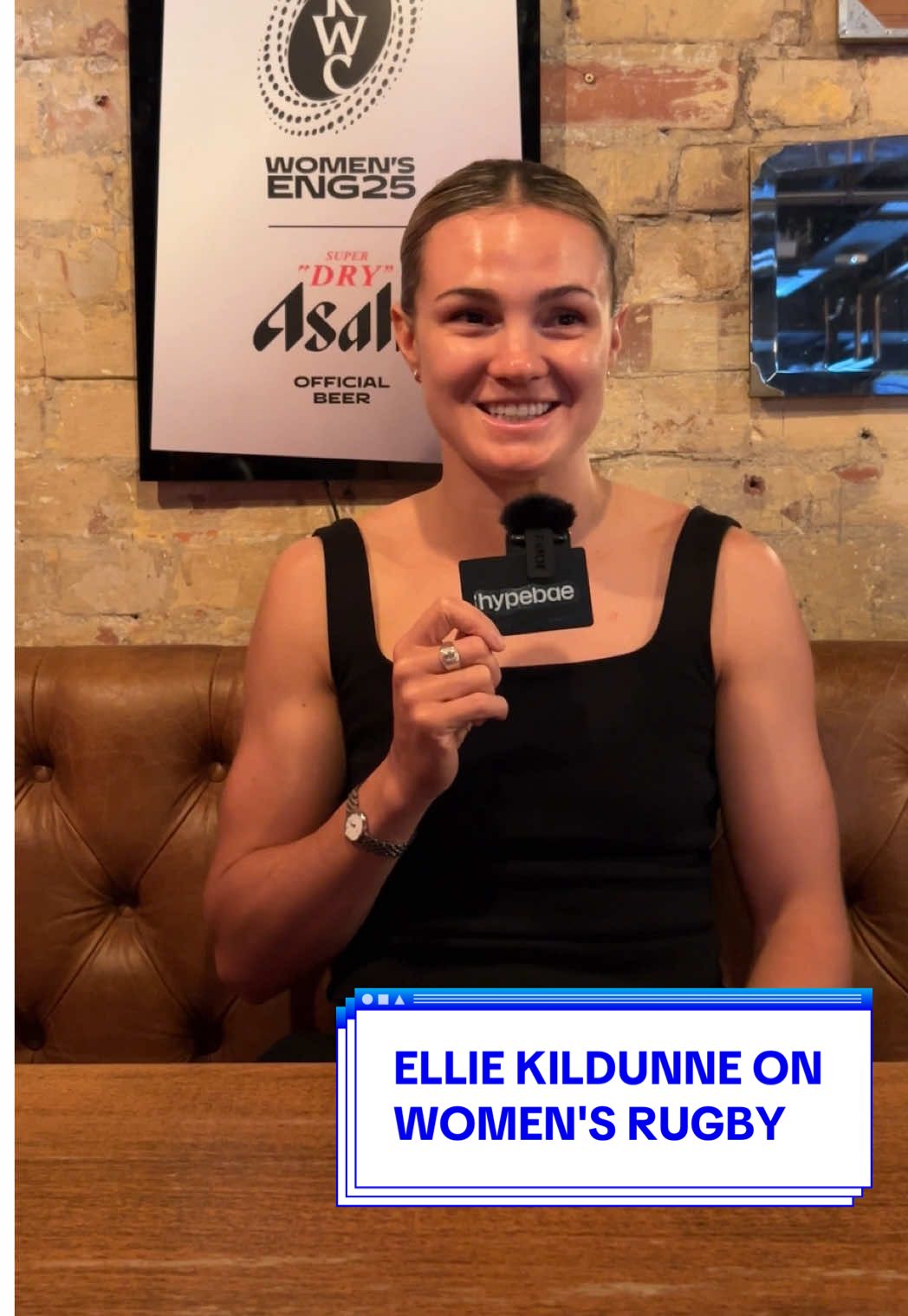Ahead of the #WomensRugbyWorldCup, we tapped @England Rugby player and #AsahiSuperDry campaign star #EllieKildunne for a #Hypebae Pregame Pep Talk, to chat rugby, curls and how women are redefining #rugby 🏉🌹 Video: Hypebae