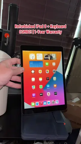 Score a like-new iPad WITH a Logitech keyboard for under $250! 🏷️ Perfect for students, work, and creativity. #iPadDeals #RefurbishedTech #StudentEssentials #BudgetFriendly #TechDeals 