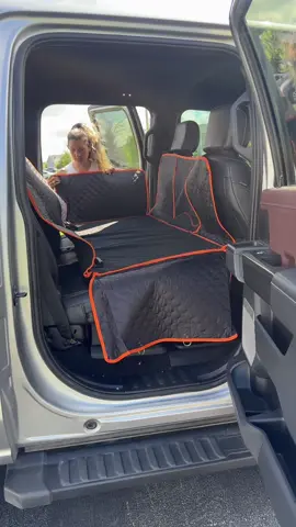 Back seat extender = car saver + pup approved 🐶✨ gives your dog a safer, bigger space to lay & keeps your seats protected. A must-have for every dog parent!” #dealsforyoudays #dogsoftiktok #petparents #caraccessories #doglovers 