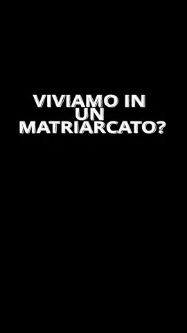 #patriarcato o matriarcato?