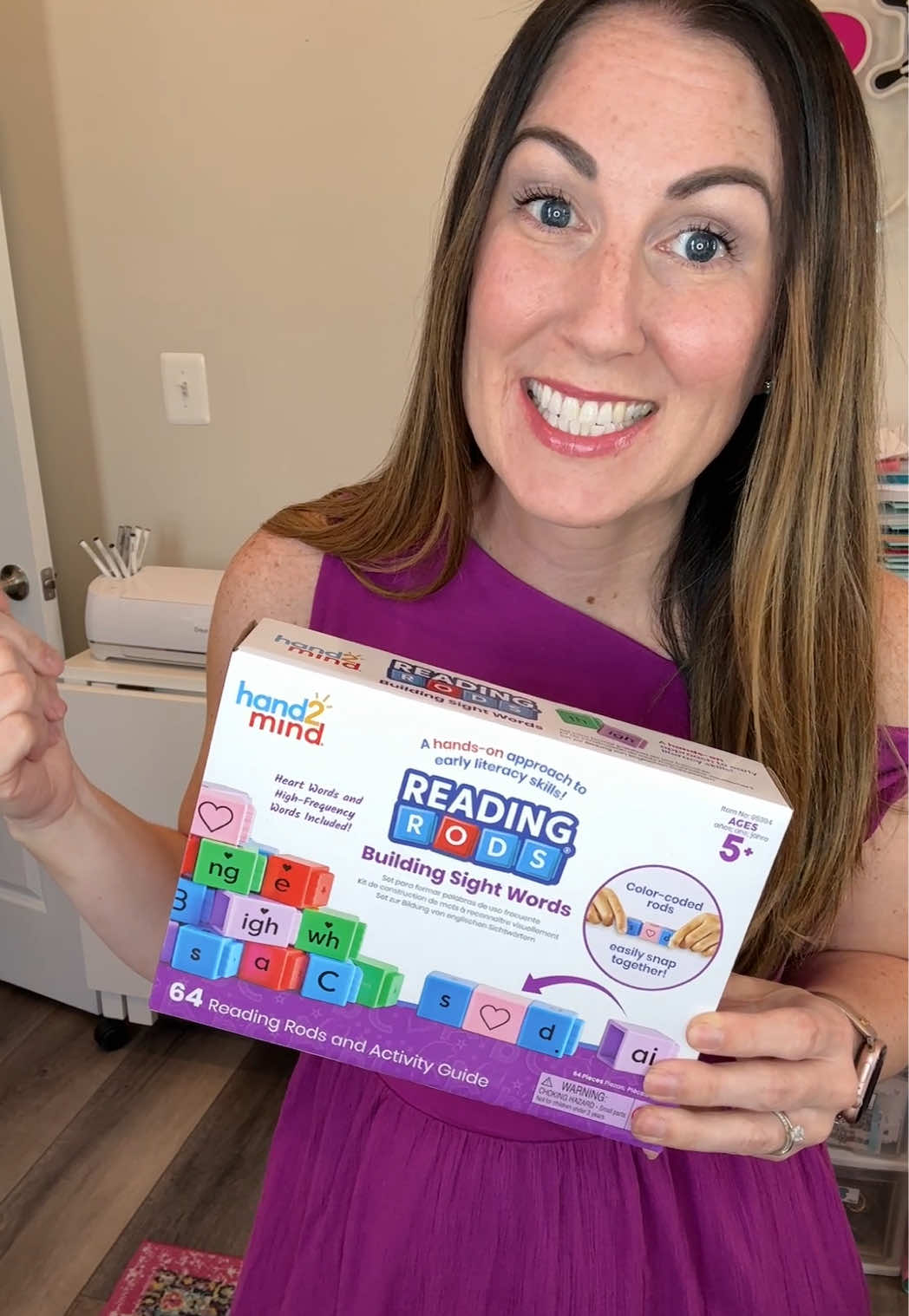 ✨ Make word study hands-on & engaging! ✨ These Building Word Rods are the perfect addition to your word study center or small group reading instruction. Students can snap, build, and manipulate rods to explore sight words, phonics patterns, and spelling—all while keeping learning fun and interactive. 💡📚 Give your students the @hand2mind connection they need to become confident readers! 🙌 #WordStudy #SmallGroupInstruction #ReadingCenters #HandsOnLearning #TeacherTools