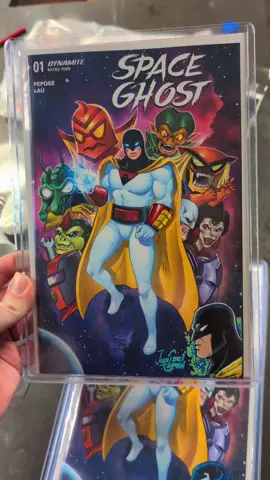 more painting stuff for my Space Ghost 1 show tonight. shameless plug.. i draw stuff  i paint stuff. #spaceghost #comicbooks #comics #artofjoshlyman 