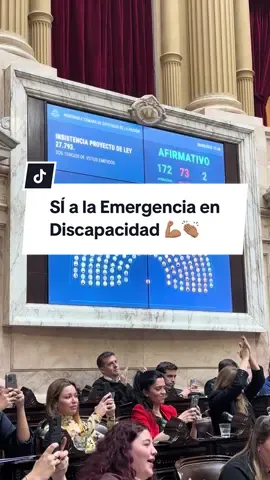 Sí a la Ley de Emergencia en Discapacidad 💪🏽👏🏽 #fyp #tiktok #discapacidad #congreso #veto 