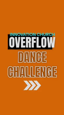 🗣️ Innovators!! This is the sound you’ll use to create your “Overflow” dance with! Grab your family, come up with a 🔥 dance & post it to this snippet of our 12 year anniversary song. Don’t forget to tag us & use the hashtag #OverflowDanceChallenge so we can find you.  The top 3 dance videos will be voted on during service on the 31st at Family & Friend’s Sunday. So be sure to invite your people out to help you win. The winner will receive some cash 💰 & a family package!  God speed 🙏🏽💃🏽🕺🏽