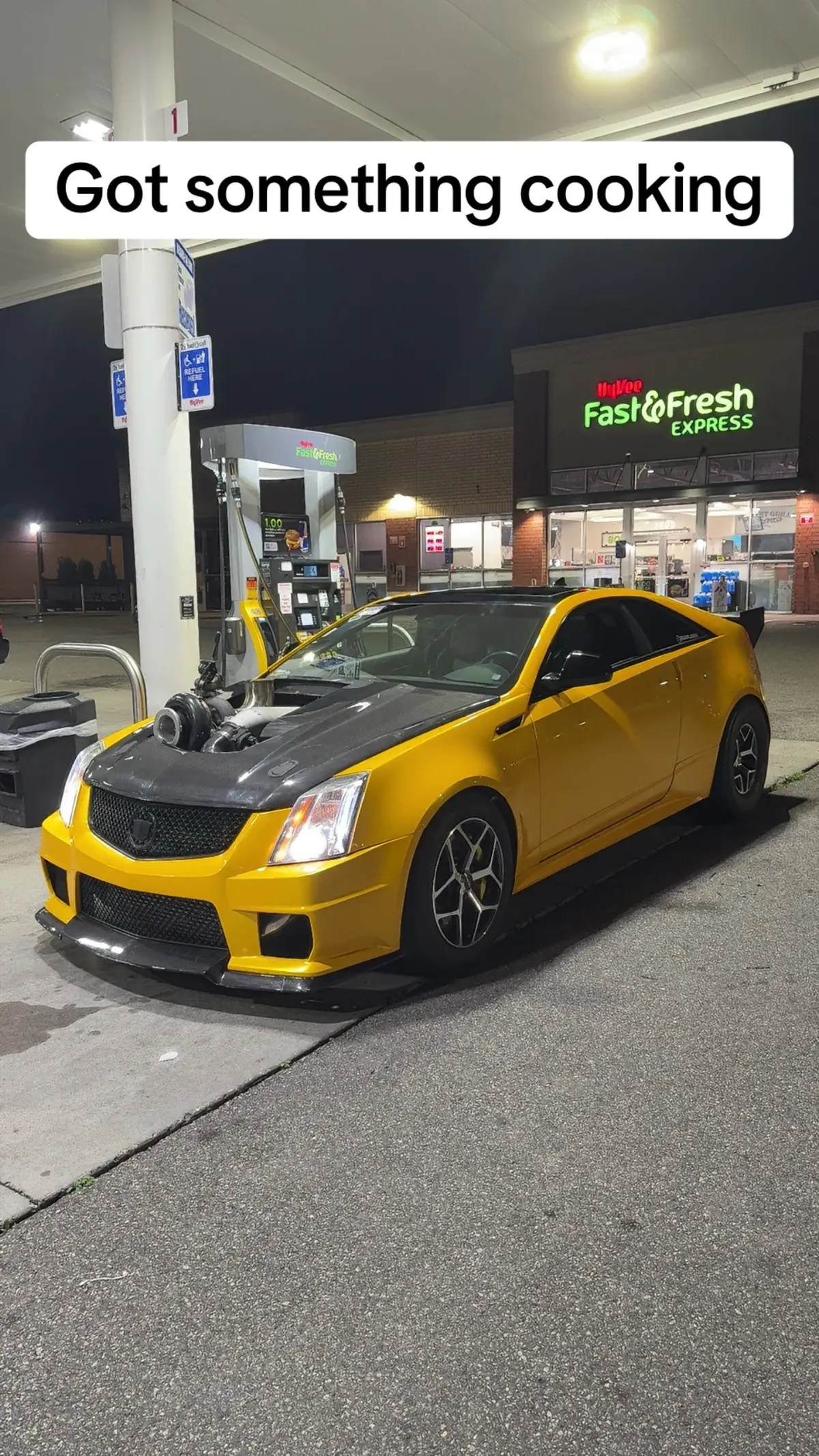 Got something coming soon for yall that love the car and wanna help me mod it more 😂 #cartok #tiktokautocampaign #ctsv #TurboCadillac #caddidaddy 