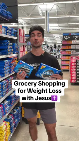 Comment “KINGDOM” for my step by step guide to do weight loss God’s way🙏🏼✝️ #jesusisking #groceryshopping #fatlosshelp #highprotein #manofGod 