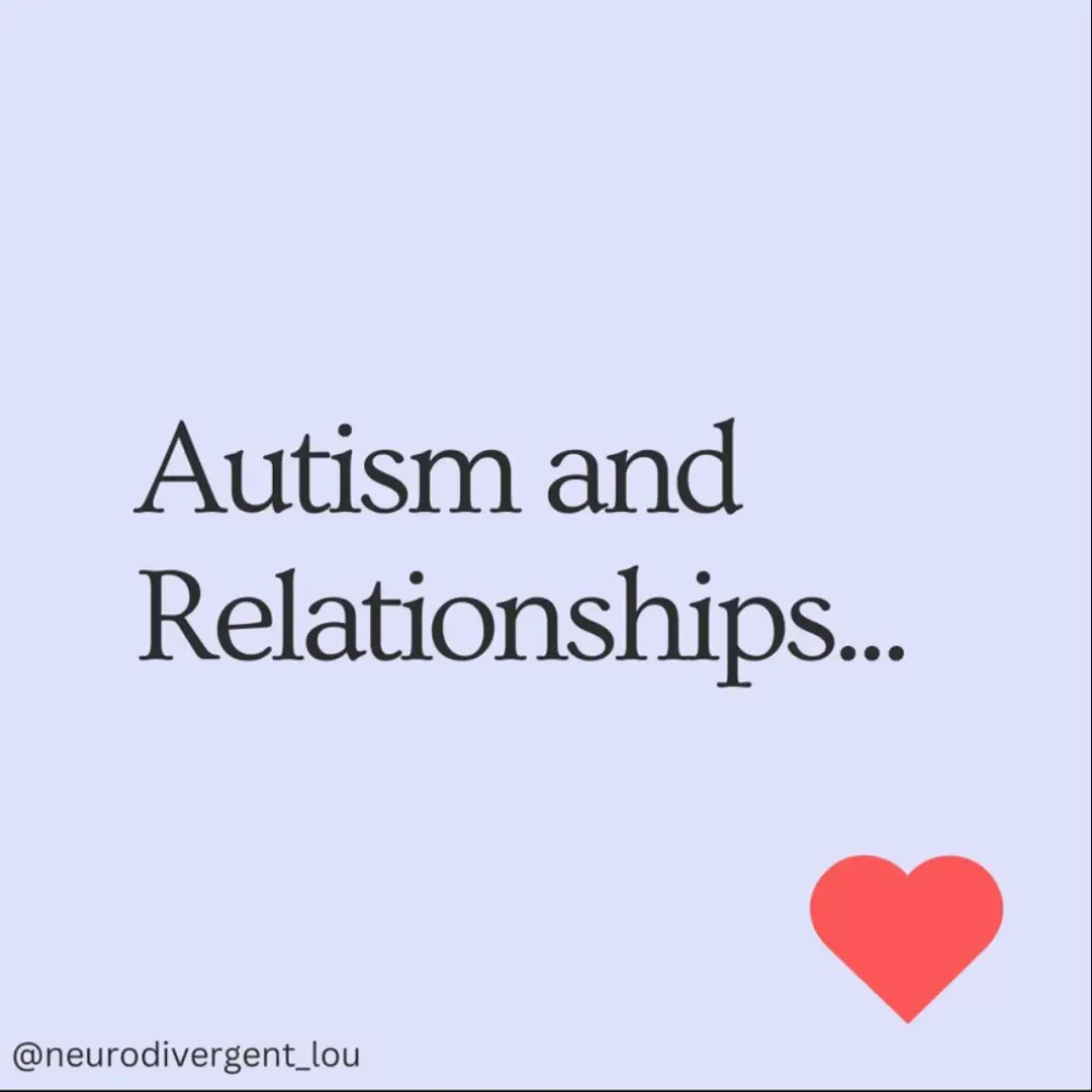 Autistic people may express love, navigate struggles, and experience joy in relationships differently — but that doesn’t make it any less meaningful. 💕 From unique love languages, to challenges around communication, sensory needs, and emotional regulation, to the deep joy of shared understanding — autistic relationships are valid, powerful, and beautiful. 🌈✨ 💭 What’s something you value most in your relationships? ⸻ #AutismAndRelationships #NeurodivergentLove #ActuallyAutistic #AutismAcceptance #NeurodiverseRelationships