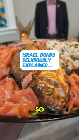 Thinking about supporting Israel? @rabbiraps and Ari explains Israel Bonds as a delicious way to do so! 🍣🐟 Israel Bonds are an investment in the State of Israel, while providing critical financial support. Since October 7th, they've raised over $5 billion internationally. It's a powerful way to invest in the future and stability of Israel. 🇮🇱 #IsraelBonds #SupportIsrael #JewishCommunity #Investing #Israel