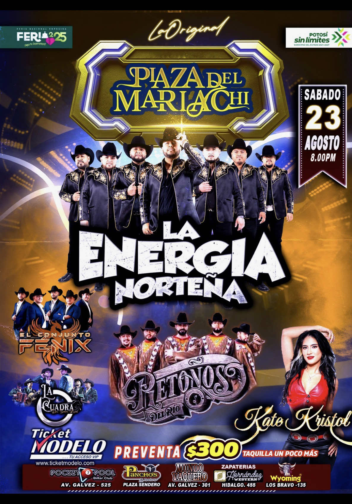 Paisanos de San Luis Potosí! Nos vemos este Sábado 23 de Agosto en La Plaza del Mariachi! #EnergyBoys #ParaTi #Fyp #Baile #SanLuisPotosi 🇲🇽⚡️🔥👏🏼❤️🫶🏻 