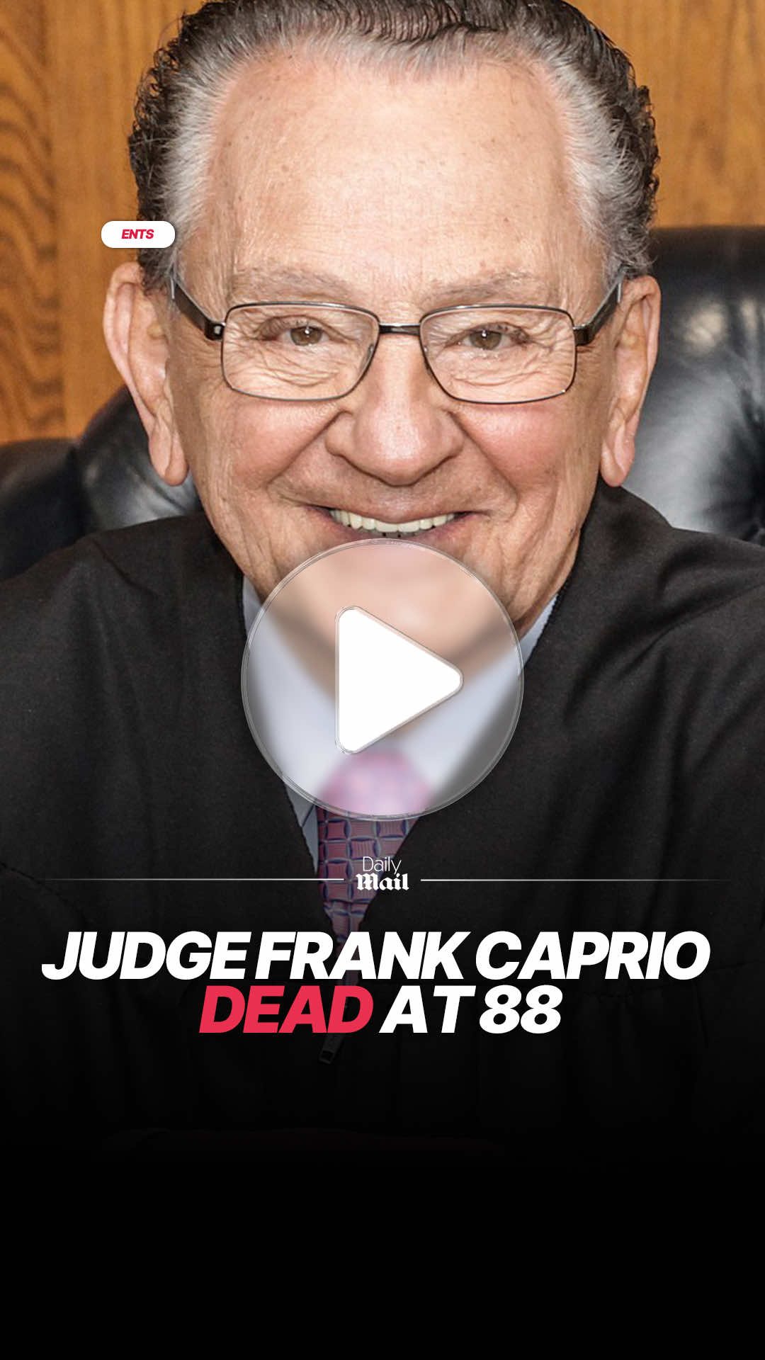Frank Caprio, a renowned judge turned internet sensation, has died at the age of 88. Caprio’s passing was confirmed on Wednesday by his son, Frank T. Caprio. Elected as a judge in 1985, Caprio rose to national fame through his television series Caught in Providence, which earned a Daytime Emmy nomination in 2021. The show gained widespread popularity on social media, with numerous clips going viral - particularly those featuring Caprio compassionately dismissing tickets after hearing the heartfelt stories of those who appeared before him. This is a developing story. Follow Daily Mail for updates. #news #breakingnews #judge #frankcaprio 
