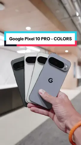 Here’s the brand new @Google Pixel Pixel 10 Pro / 10 Pro XL in every new colorway:  Moonstone, Jade, Porcelain, Obsidian. Which are you picking up?  #technology #googlepixel #smartphone #pixel10 #pixel10pro 