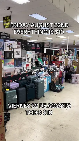 🛍️🛍️ ITS SALE WEEK 🎉🎉 ✅ HERE’S YOUR SNEAK PEEK 👀  { FOR THIS FRIDAY AUGUST 22ND } { EVERYTHING IS $10 AN ITEM }  { DOORS OPEN AT 9:00 🕘 AM }  (( NO TICKETS 🎟️ NEEDED ))  🏵️ YOU GET TO LOOK THROUGH OVER  200+ THOUSAND ITEMS OF ONLINE OVER STOCK & RETURNED MERCHANDISE UNDER ONE 1️⃣ ROOF‼️✅  ❇️ ELECTRONICS 🎥☎️⏰🎙️🖨️🖥️ ❇️ KITCHEN SMALL APPLIANCES 🥘🧇⏲️ ❇️ TOOLS 🛠️ 🧰  ❇️ HOME DECOR 🖼️🪞🏺 ❇️ SMART ELECTRONICS 📱⌚️💻 ❇️ CLOTHES  ❇️ SHOES 👟 👠  ❇️ PETS FOOD & SUPPLIES 🐕🐈🦮 ❇️ TOYS 🧸 🎳⚽️ ❇️ FOOD & DRINKS 🍫🧃 ❇️ CLEANING SUPPLIES 🪠🧽🪣 ❇️ SKIN & HAIR CARE & COSMETICS 🪒🧴 ❇️ CARS & BIKES PARTS 🚗 🚲🛵 ❇️ LIGHTS & LAMPS 🛋️💡🔦 ❇️ HOLIDAYS DECORATIONS 🌸🎊🪅 ❇️ GUNS ACCESSORIES 🗜️⚔️🧰 ❇️ SCHOOL SUPPLIES 📚 ✏️  📍ADDRESS  1241 MOUNT ZION ROAD MORROW GA 30260  ☎️ PHONE  (678) 545 6101  🛍️DAILY PRICE ⬇️  AND IT DROPS EVERY DAY 🛍️ 🛍️FRIDAY EVERYTHING $10 🕘 9:00 AM TO 8:00 PM  🛍️SATURDAY EVERYTHING $7 🕘 9:00 AM TO 8:00 PM  🛍️SUNDAY EVERYTHING $5 🕘 10:00 AM TO 7:00 PM  🛍️MONDAY EVERYTHING $3 🕘 9:00 AM TO 7:00 PM  🛍️TUESDAY EVERYTHING $2 🕘 9:00 AM TO 7:00 PM  🛍️WEDNESDAY EVERYTHING $1 🕘 9:00 AM TO 7:00 PM  🆘THURSDAY CLOSED FOR RESTOCKING ❣️HOPE TO SEE YOU SOON❣️ #discountstore #atlanta #morrow #Georgia #blackfridaydeals     