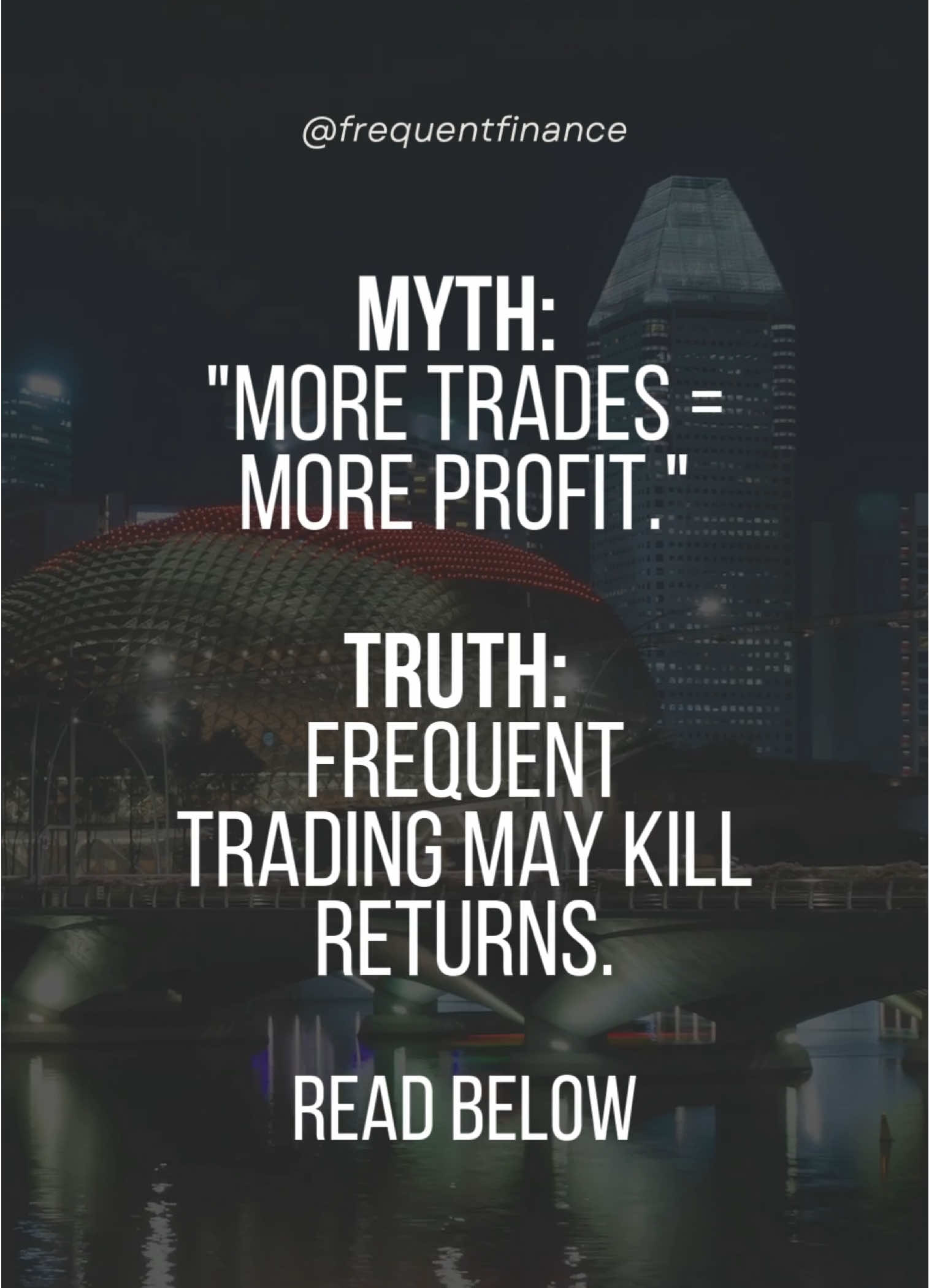 Myth: 📈 More trades = more profit. Truth: ❌ Frequent trading can destroy your returns. Here’s why: Every time you jump in and out of positions, you rack up fees, taxes, and often miss the big moves that create real wealth. The market rewards patience, not constant tinkering. In fact, some of the most successful investors built fortunes by holding strong companies for years, not days. Instead of chasing quick wins, focus on strategy, discipline, and letting compounding do the heavy lifting. Remember—sometimes the best trade is no trade at all. Would you rather have fast noise or lasting wealth? 💡 #InvestingTips #FinanceTIps #WealthMindset #StockMarket #StockStrategies 