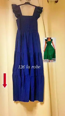 Robe trapèze à volant#robe #bonplan #tiktokshop 
