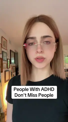 To be clear, I’m not saying people with ADHD are incapable of missing others or that we’re psychopaths or heartless. It’s just that our brains work differently. Because of ADHD object permanence, we don’t always hold onto the feeling of missing someone in the background. Our minds are so pulled into the present moment that unless we’re actively thinking about it, that sense of ‘I miss them’ can fade. But when we do think about it, it can hit really deeply. It’s not about not caring — it’s just how ADHD attention works.” #adhd #neurodivergent #adhdhelp #audhd #adhdcheck  