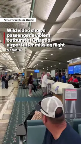 A woman erupted in a temper tantrum and attacked a Southwest Airlines gate agent, smashing a computer and kicking him after missing multiple flights, video of the freak-out shows. The outraged traveler had an epic meltdown at Orlando International Airport after she failed to make the standby list for three consecutive flights.