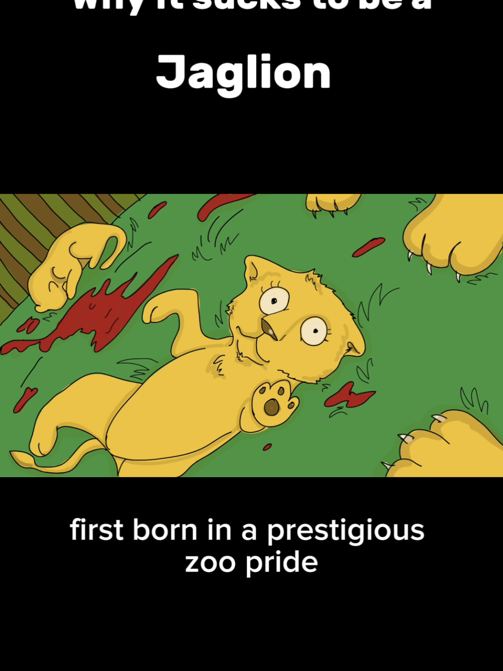 Why it Sucks to Be a Jaglion #jaglion #animals #animated 
