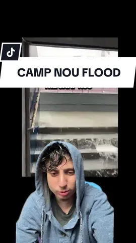 CAMP NOU IS FLOODED 😭 #barcelona #fyp #ishdafish5  