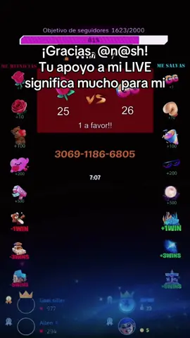 n@sh, gracias por tu valioso apoyo en mi LIVE. Seguiré esforzándome para crear contenido LIVE aún mejor.@n@sh #tiktoklive #livehighlights #livegift #galaxy #supergg 