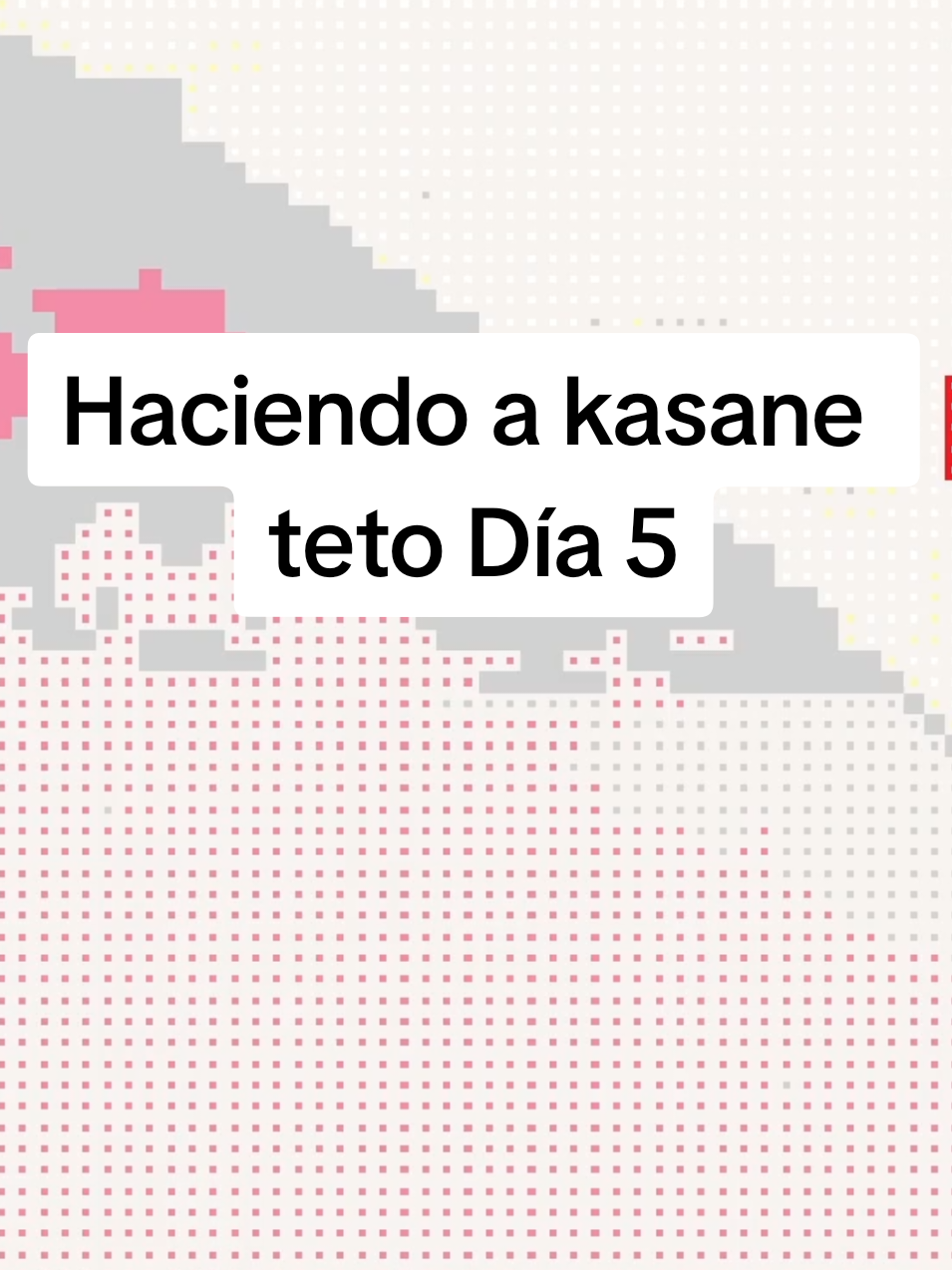 haciendo a Kasane teto en wplace Día 5 #fyp #pixelart #kasaneteto #teto #vocaloid 