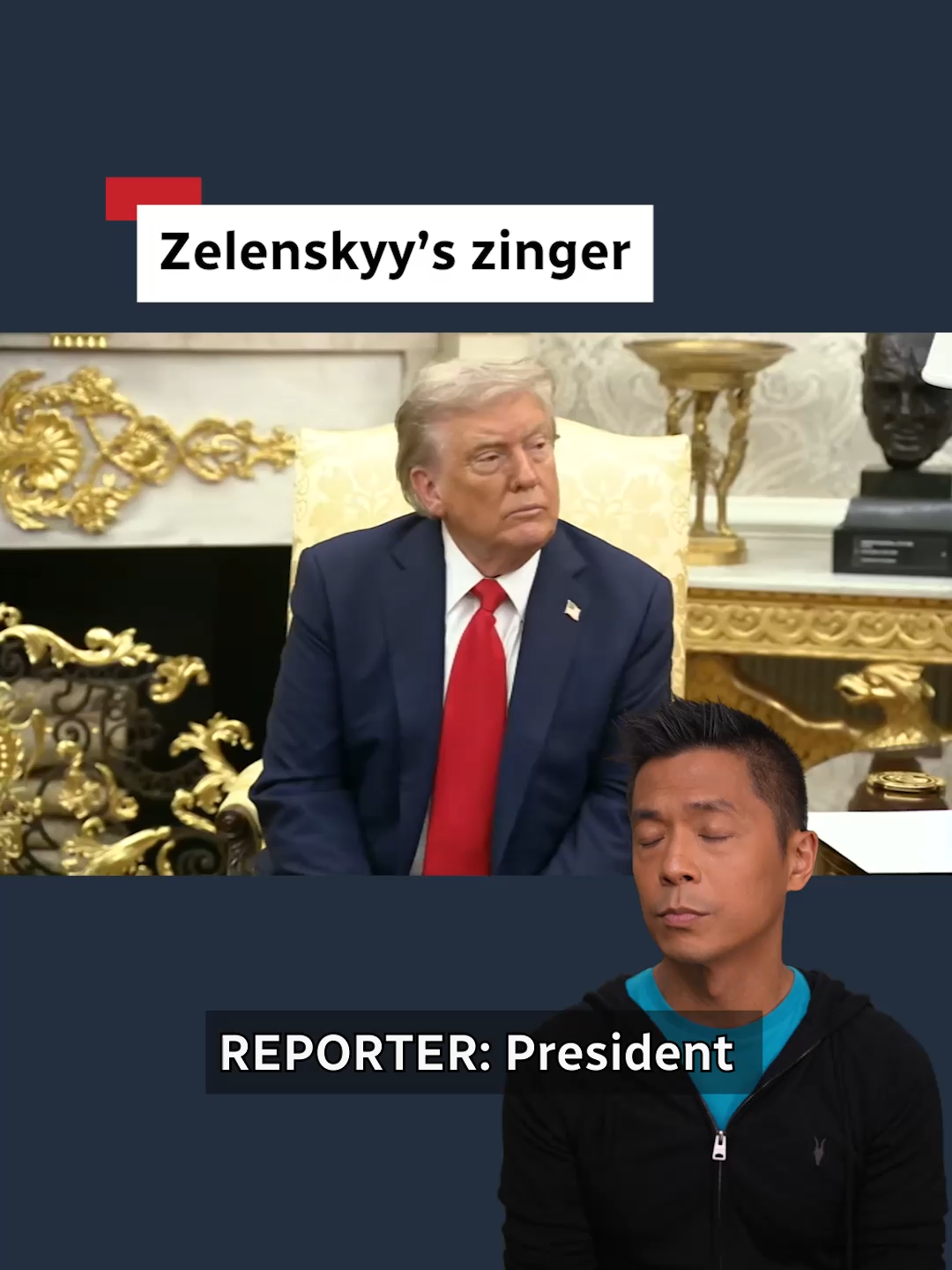 Ukrainian President Volodymyr Zelenskyy faced a very unusual comment from a White House reporter in the Oval Office.  Andrew Chang explains how it may mark a turning point in the way Zelenskyy approaches the war, and his relationship with U.S. President Donald Trump. #Zelenskyy #DonaldTrump #Suit #Ukraine #US #Moment #AboutThat #CBCNews