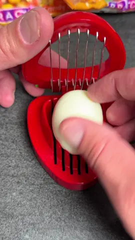 Egg vs strawberry slicer #asmr