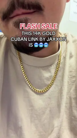 This 14K Gold Cuban Link Is 🔥🔥🔥🔥 #tiktokshoplabordaysale #tiktokshopcreatorpicks #cubanlink #gold #rushready2025 