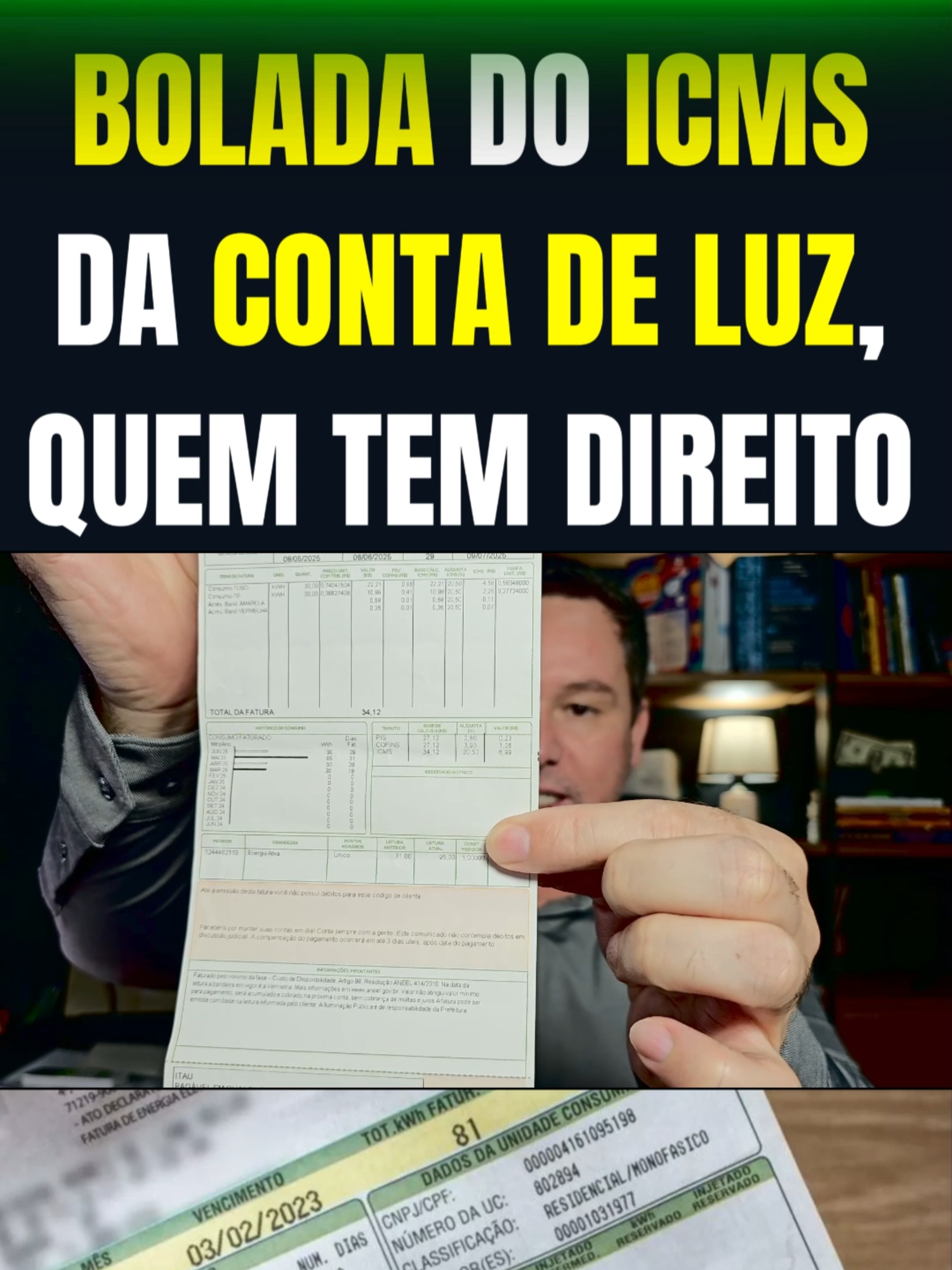 BOLADA DO ICMS: DEVOLUÇÃO DE VALORES PARA QUEM PAGOU CONTA DE LUZ, DECIDE STF NA ADIN 7.324 / # STF garante prazo de 10 anos para consumidor pedir devolução de ICMS na conta de luz   STF decide que consumidores têm até 10 anos para pedir a devolução de ICMS cobrado indevidamente na conta de luz. Entenda seus direitos e como funciona a restituição.   STF devolução ICMS conta de luz, prazo 10 anos ICMS, restituição PIS Cofins energia elétrica, direitos do consumidor energia   ## O que foi decidido pelo STF   O **Supremo Tribunal Federal (STF)** definiu que os consumidores têm **até 10 anos** para solicitar a devolução de valores pagos indevidamente nas contas de energia elétrica.   A cobrança irregular ocorreu porque o **ICMS foi incluído de forma errada na base de cálculo do PIS/Cofins**, o que aumentava o valor final da fatura.   ## Como funciona a devolução   - O prazo para pedir a restituição é de **10 anos**;   - O prazo começa a contar quando a distribuidora recebe a restituição ou a compensação do imposto;   - As distribuidoras podem descontar tributos incidentes e despesas jurídicas relacionadas ao processo.   ## Impacto para o consumidor   A decisão amplia a segurança jurídica e garante que os valores pagos a mais sejam compensados. Os consumidores devem acompanhar os processos conduzidos pela **Aneel** e verificar de que forma a devolução será aplicada nas tarifas.   👉 Em resumo, trata-se de um **marco nos direitos dos consumidores de energia elétrica**, que agora têm prazo definido para buscar a devolução.
