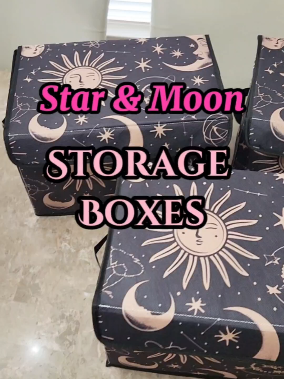 Star & Moon Storage Boxes #amazon #amazonfinds #organization #organización #hogar 