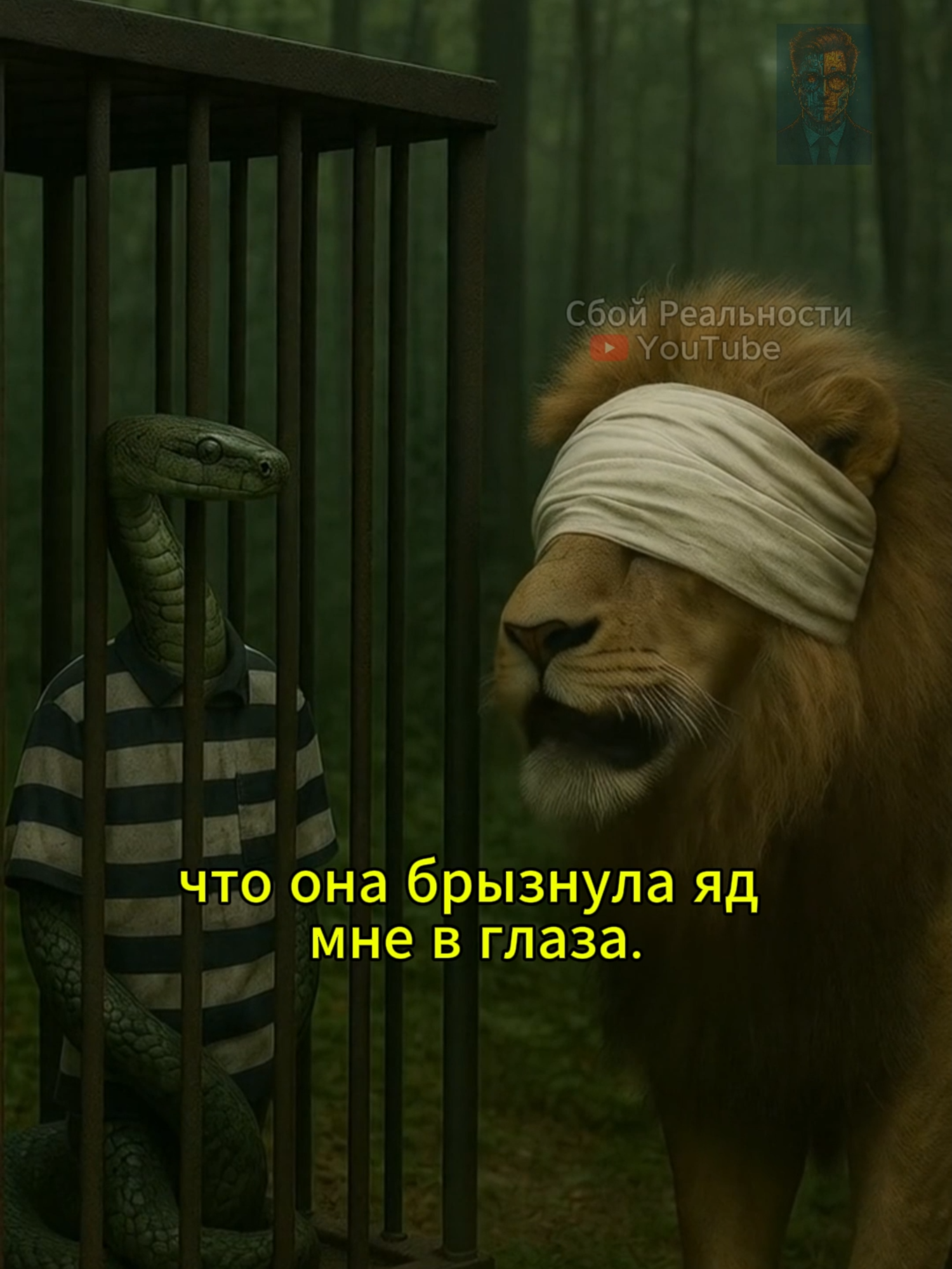 Ёжик против змеи Скорее всего до этого змея успела обидеть ежика.  Данная информация уточняется!   #нейросеть #ai #юмор #ии #мем #funny #funnyshorts #aihumor #viral #абсурд #смешно #смешныеживотные #мемы #говорящиеживотные #лев #кролик #заяц #ежик #белка #ёжик #змей