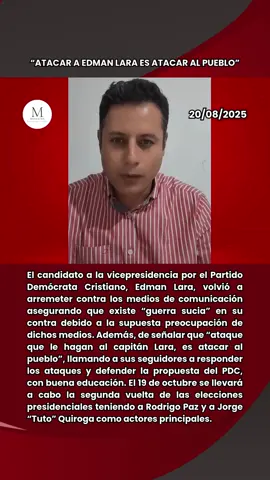 #noticiasbolivia🇧🇴 #politicabolivia🇧🇴 #noticiaboliviahoy #edmanlara #rodrigopaz #partidodemocratacristiano #izquierdapolitica #socialismoenbolivia #segundavueltapresidencial #eleccionesbolivia2025🇧🇴 #oposicionenbolivia #liberalismoenbolivia #tutoquiroga #carlosvalverde #gobiernodeluisarce #movimientoalsocialismo #juanevomoralesayma #nohaygasolinaenbolivia🇧🇴 #nohaydieselenbolivia🇧🇴 #nohaydolaresenbolivia #crisiseconomicabolivia2025