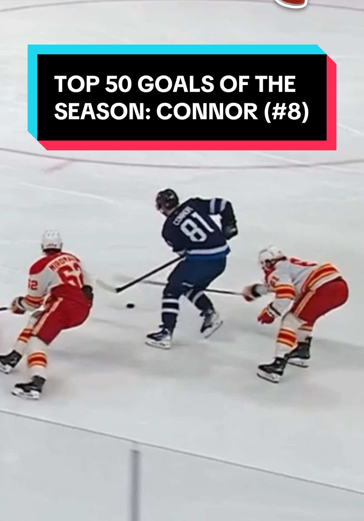 Kyle Connor slices his way in for No. 8 🔥 #NHL #hockey #WinnipegJets #KyleConnor #SportsTikTok 