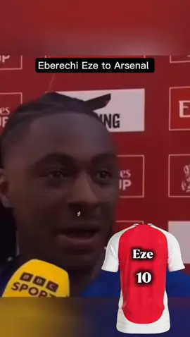 Eberechi Eze to Arsenal.  #arsenal #spurs #eze #ai #interview 