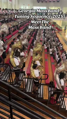 Gamb Tuning Sequence | Meet the Mass Band 2025 #viral #2025 #summerband #georgiamassband #creatorsearchinsights 